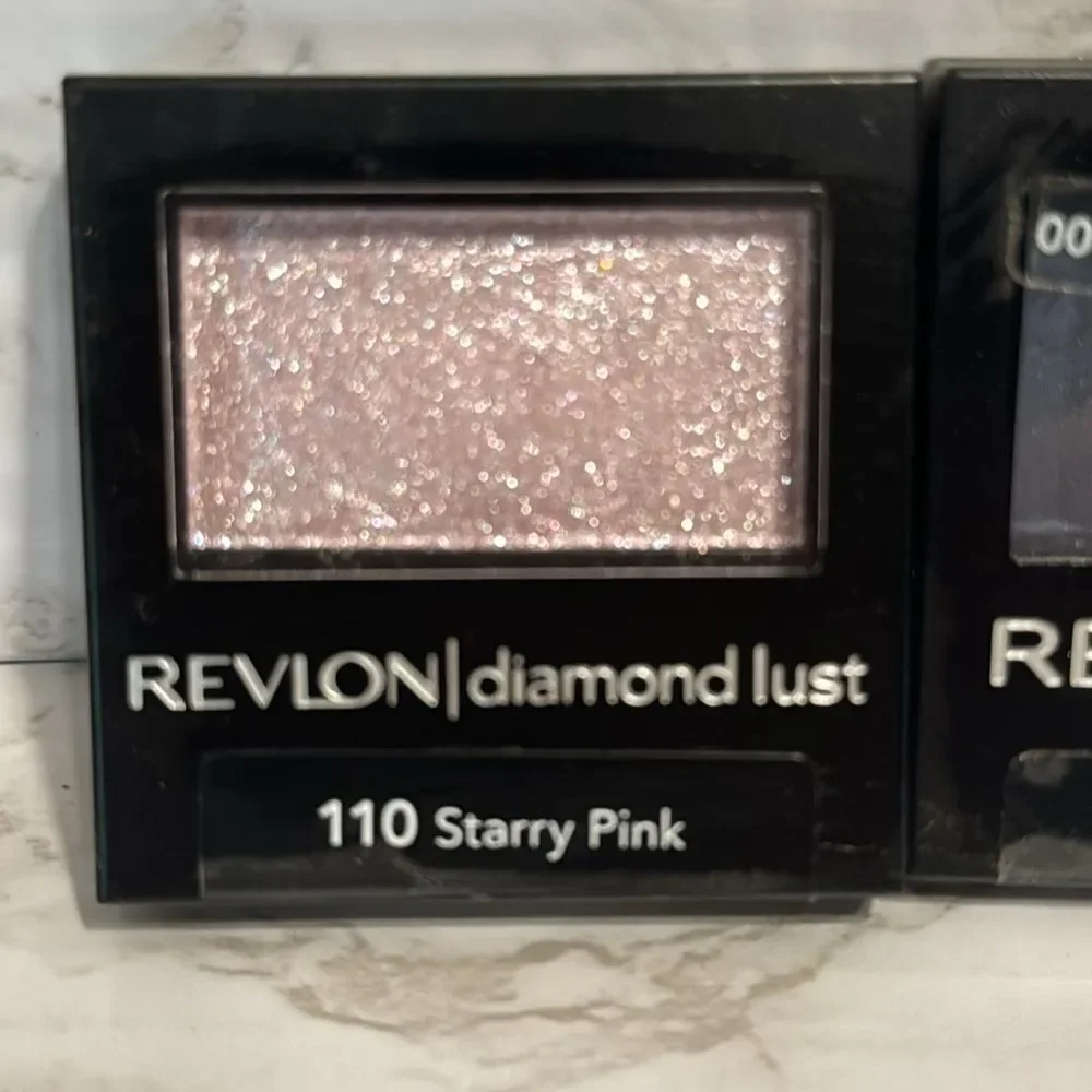 Revlon diamond lust in 110‎ starry pink and Riviera blue 007 Matte
